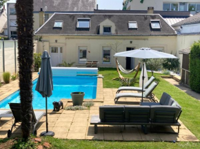 La Paisible - Maison 6 pers piscine - Le Mans centre